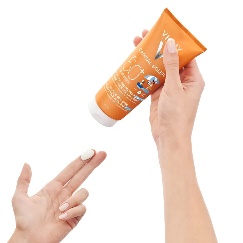 Vichy Sun Gel Wet Skin SPF50+ NIños, 200ml. Vichy Sun Gel Wet Skin SPF50+ NIños, 200ml.