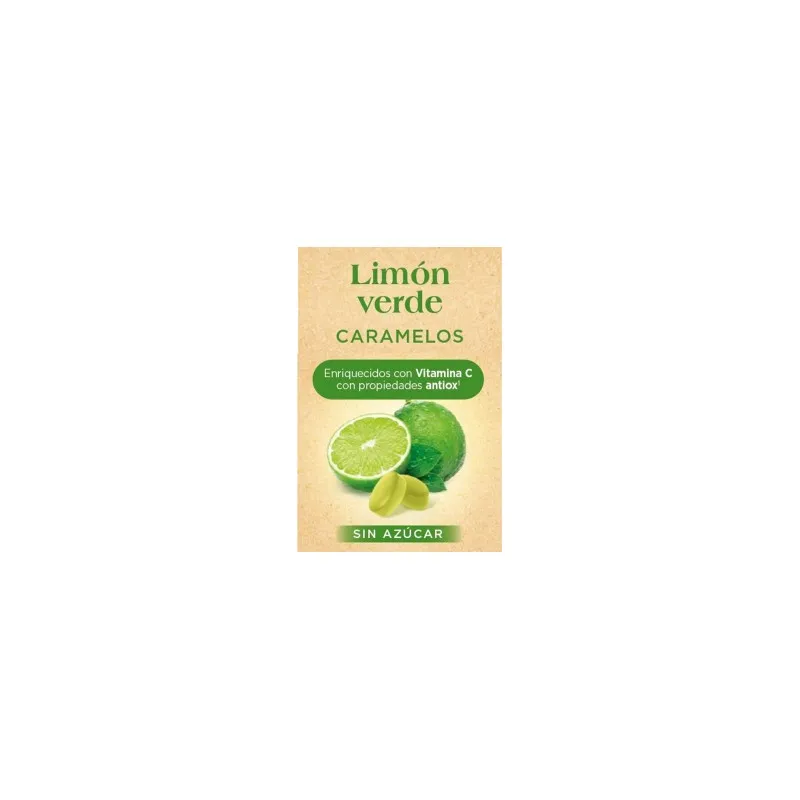 Santé Verte caramelos limón verde, 35 g
