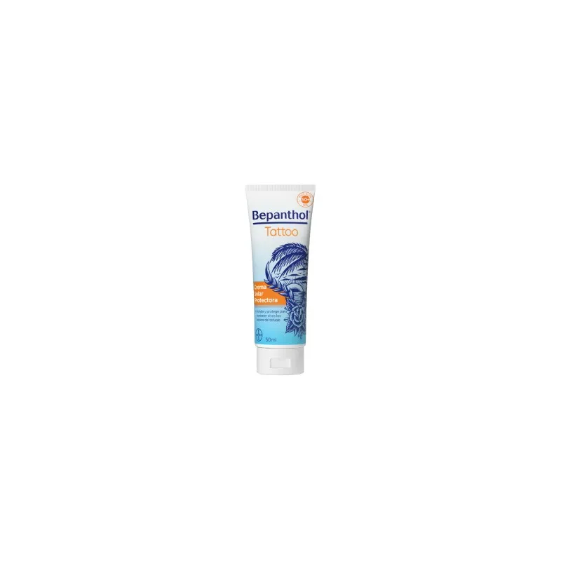 Bepanthol Tatto crema solar protectora SPF50+, 50 ml
