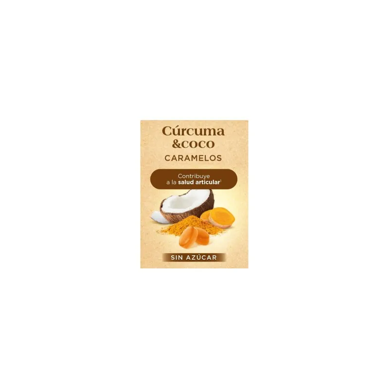 Santé Verte caramelos de cúrcuma y coco, 35 g Santé Verte caramelos de cúrcuma y coco, 35 g