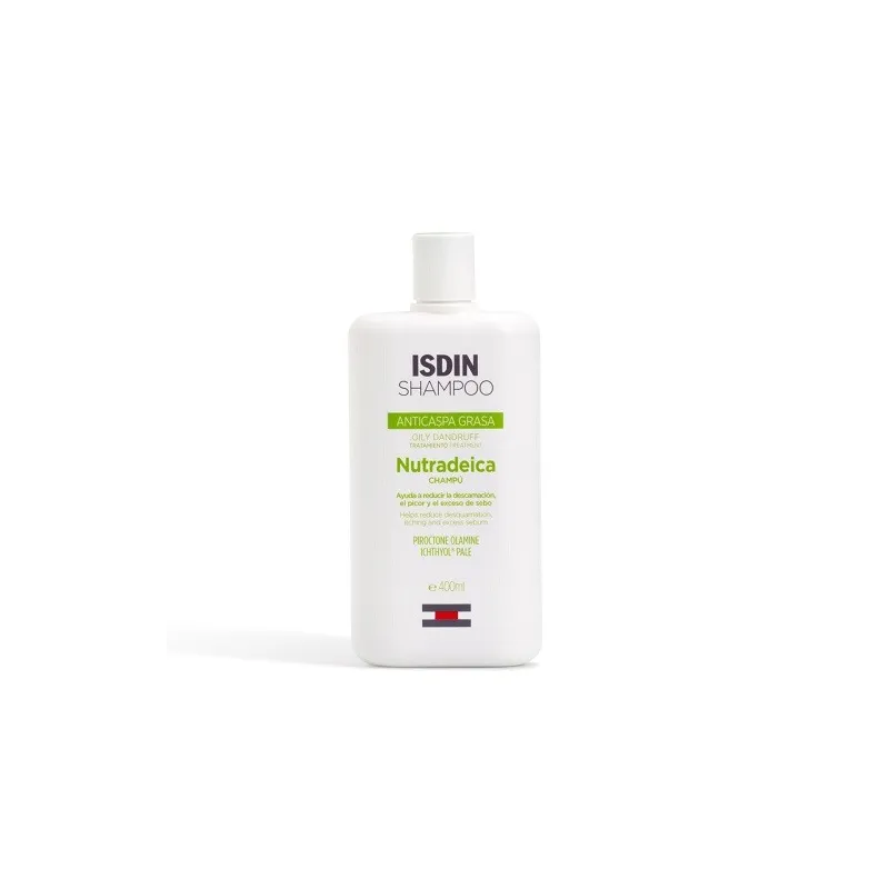 Isdin Shampoo anticaspa grasa nutradeica champú 