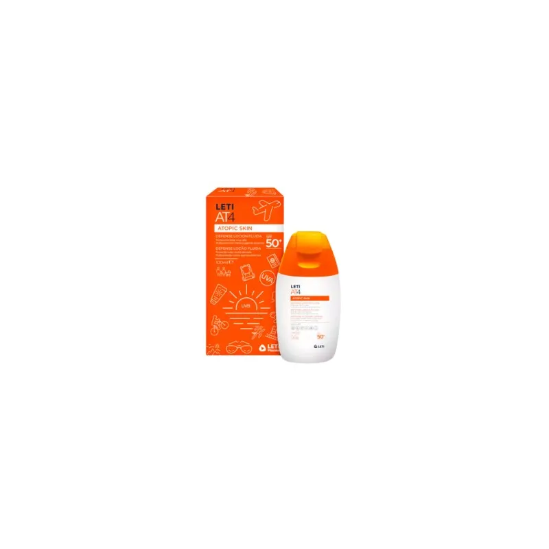 Leti AT4 Defense Locion Fluida 50+ 100 ml