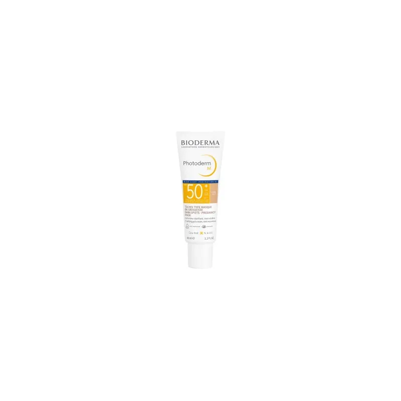 Bioderma Photoderm M SPF50+ color claro, 40 ml. Alta protección solar.  
