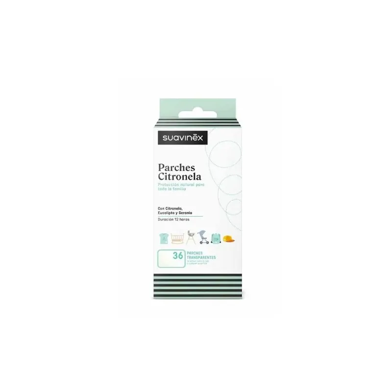 Suavinex parches citronela, 36 parches