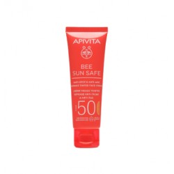 Apivita Bee Sun Safe Anti-Spot & Anti-Age Color SPF50, 50ml.