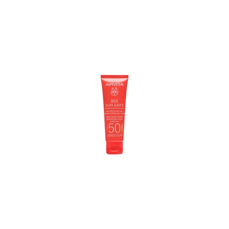 Apivita Bee Sun Safe Anti-Spot & Anti-Age Color SPF50, 50ml. Apivita Bee Sun Safe Anti-Spot & Anti-Age Color SPF50, 50ml.