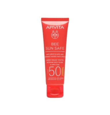 Apivita Bee Sun Safe Anti-Spot & Anti-Age Color SPF50, 50ml.