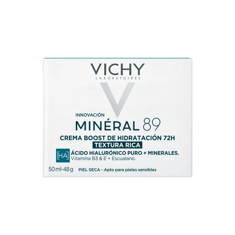 Vichy Mineral 89 Crema Boost de Hidratación Rica, 50 ml Vichy Mineral 89 Crema Boost de Hidratación Rica, 50 ml