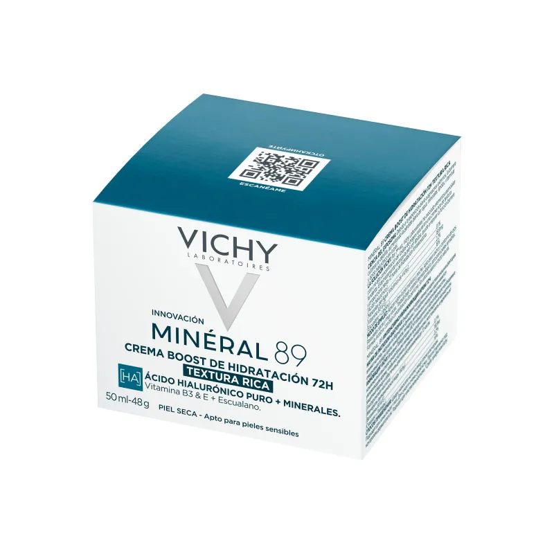 Vichy Mineral 89 Crema Boost de Hidratación Rica, 50 ml Vichy Mineral 89 Crema Boost de Hidratación Rica, 50 ml