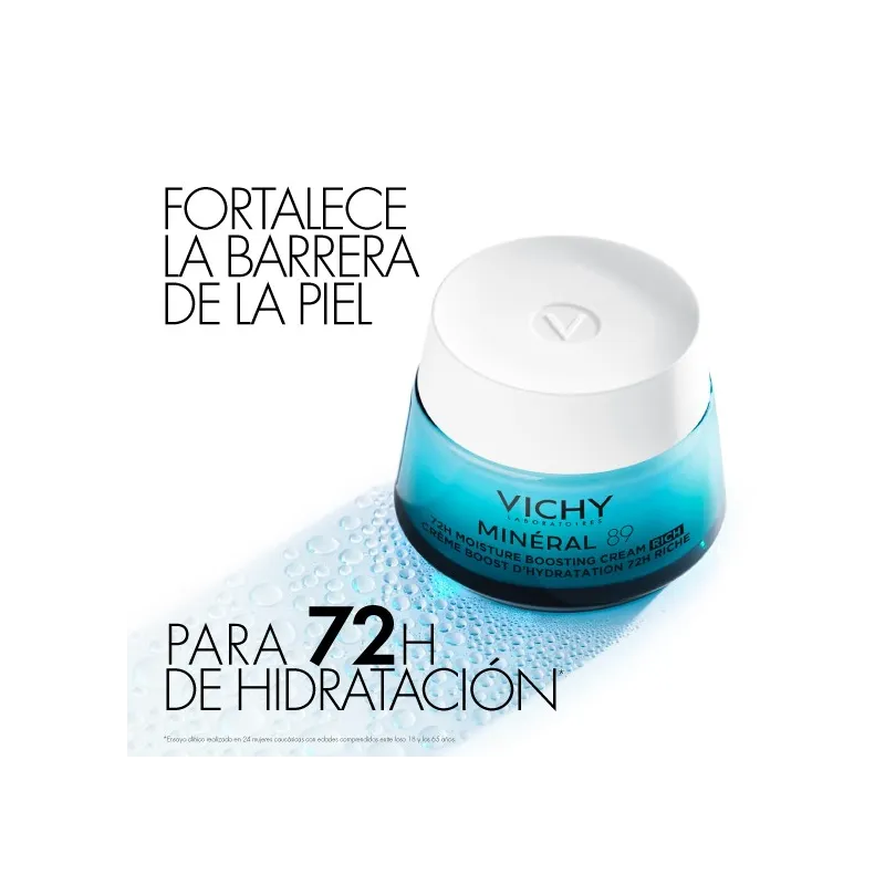 Vichy Mineral 89 Crema Boost de Hidratación Rica, 50 ml Vichy Mineral 89 Crema Boost de Hidratación Rica, 50 ml
