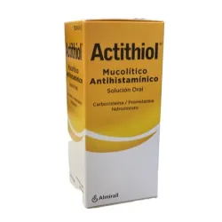 Actithiol mucolítico antihistamínico solución oral, 200 ml