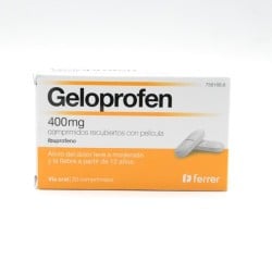Geloprofen 400 mg, 20 comprimidos recubiertos con película