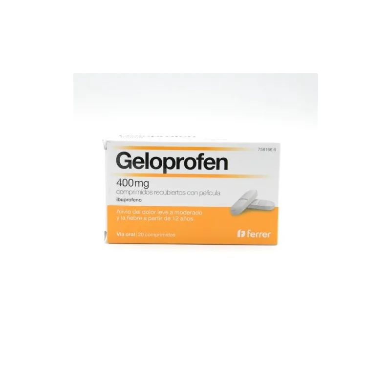 Geloprofen 400 mg, 20 comprimidos recubiertos con película