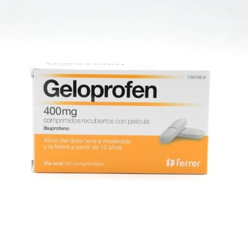 Geloprofen 400 mg, 20 comprimidos recubiertos con película