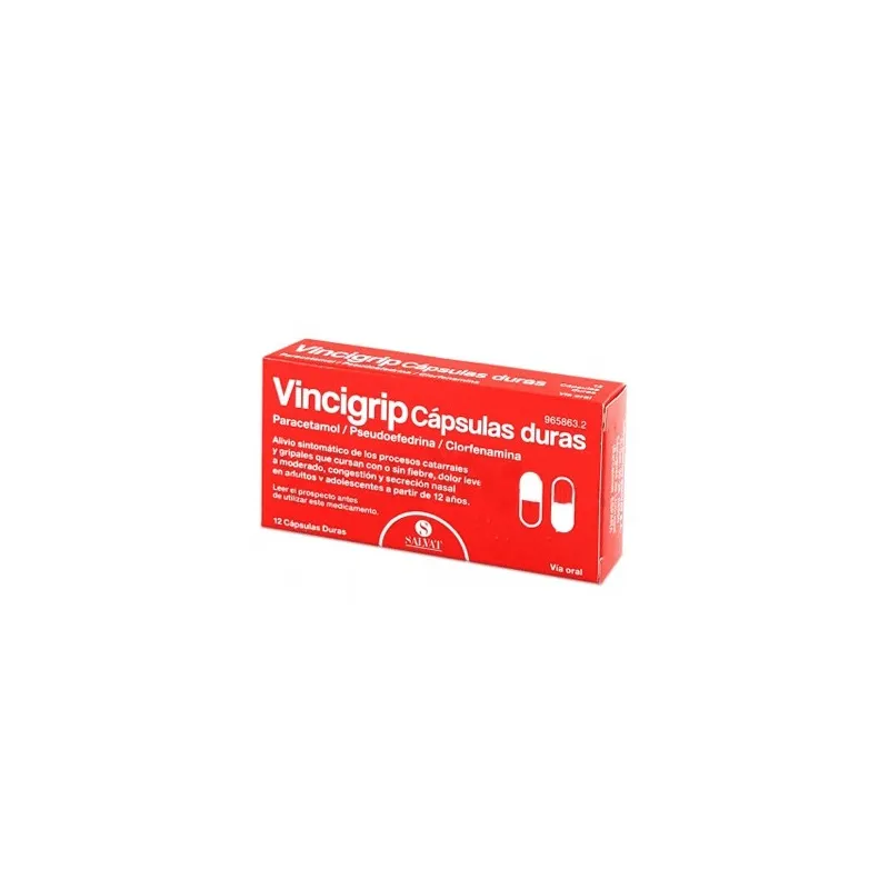 Vincigrip cápsulas duras