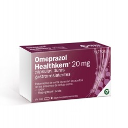 Omeprazol healthkern 20 mg, 14 cápsulas duras gastrorresistentes