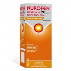 Nurofen pediátrico 20mg/ml suspensión oral sabor naranja, 200 ml