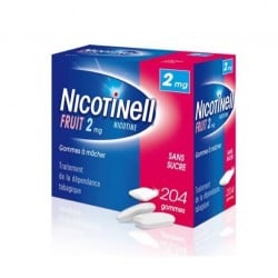 Nicotinell fruit 2 mg, 204 chicles medicamentosos