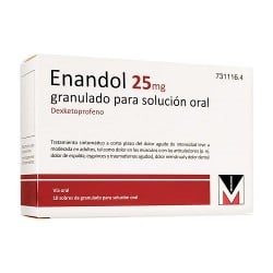 Enandol 25 mg granulado para solución oral, 10 sobres