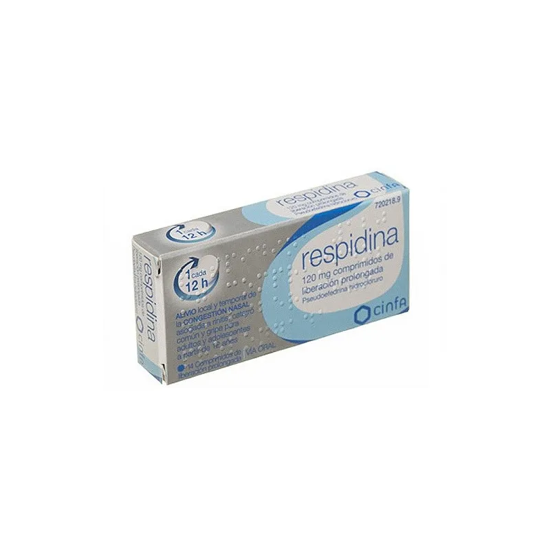 Respidina 120 mg, 14 comprimidos de liberación prolongada