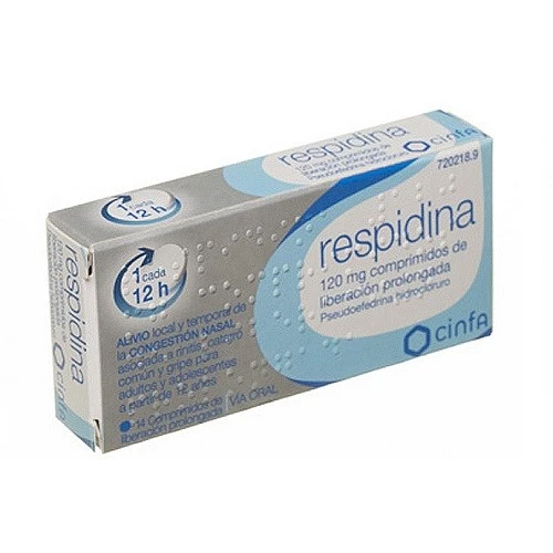 Respidina 120 mg, 14 comprimidos de liberación prolongada