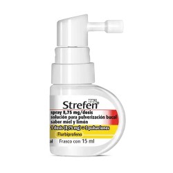 Strefen spray 8,75 mg/dosis solución para pulverización bucal sabor miel y limón, 15 ml