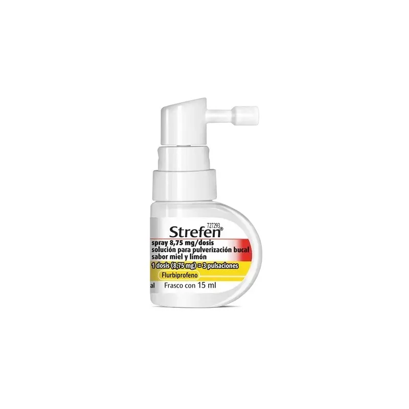 Strefen spray 8,75 mg/dosis solución para pulverización bucal sabor miel y limón, 15 ml