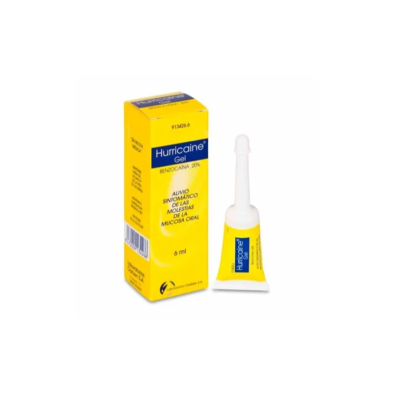 Hurricaine 200 mg/g gel bucal, 6 ml Hurricaine 200 mg/g gel bucal, 6 ml