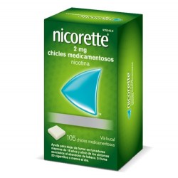 Nicorette ice mint 4 mg, 105 chicles medicamentosos