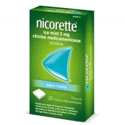 Nicorette ice mint 4 mg, 30 chicles medicamentosos