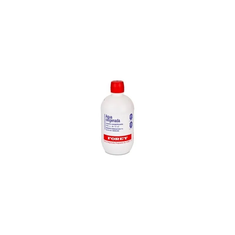 Agua oxigenada foret 3% solución cutánea y concentrado para solución bucal, 500 ml