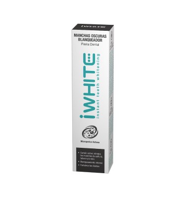 iWhite Pasta Dental Manchas Oscuras, 75 ml + cepillo Regalo.