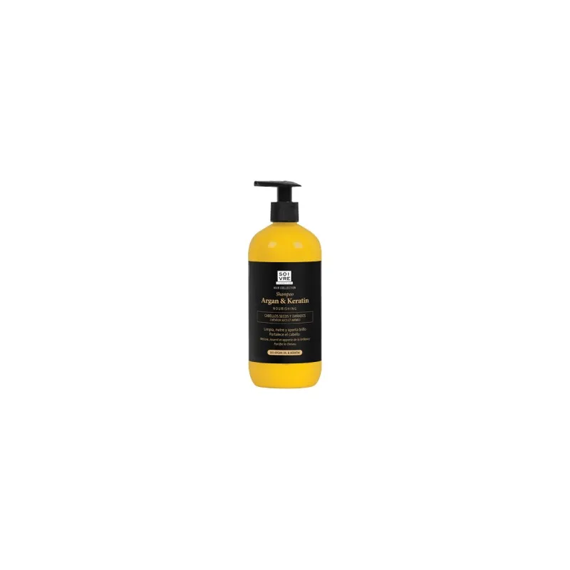 Soivre Argan & Keratin champú, 500 ml