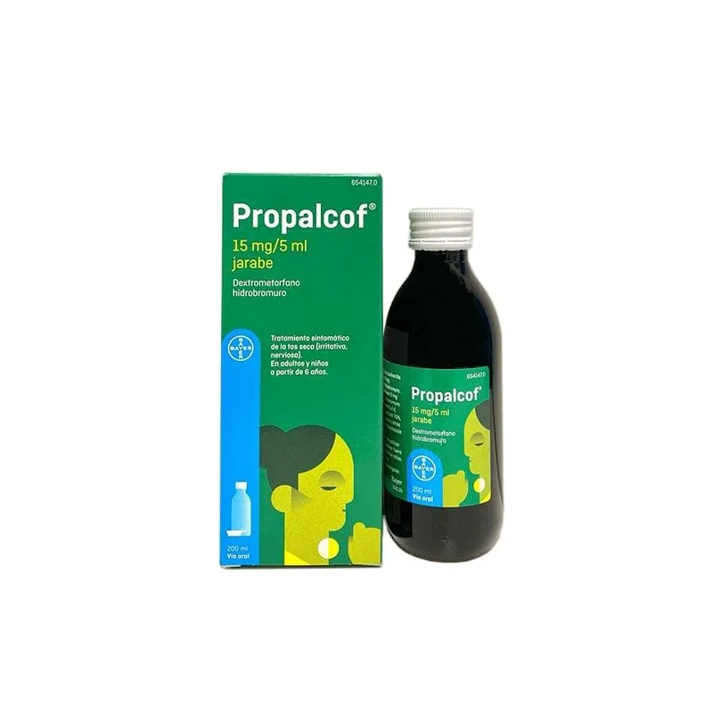 Peopalcof 15 mg/5 ml jarabe, 200 ml