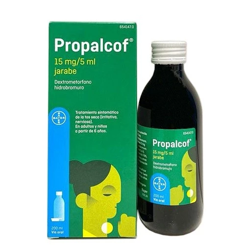 Peopalcof 15 mg/5 ml jarabe, 200 ml