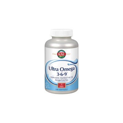 Kal Ultra Omega 3-6-9, 100 Perlas.