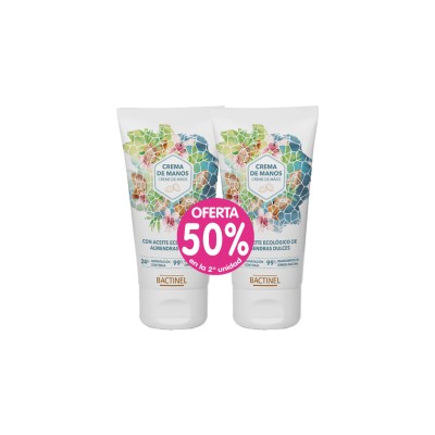 Bactinel Crema Manos Aceite de Almendras 2x50ml