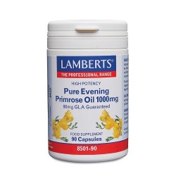 LAMBERTS aceite de prímula u onagra puro 1000 mg, 90 cápsulas