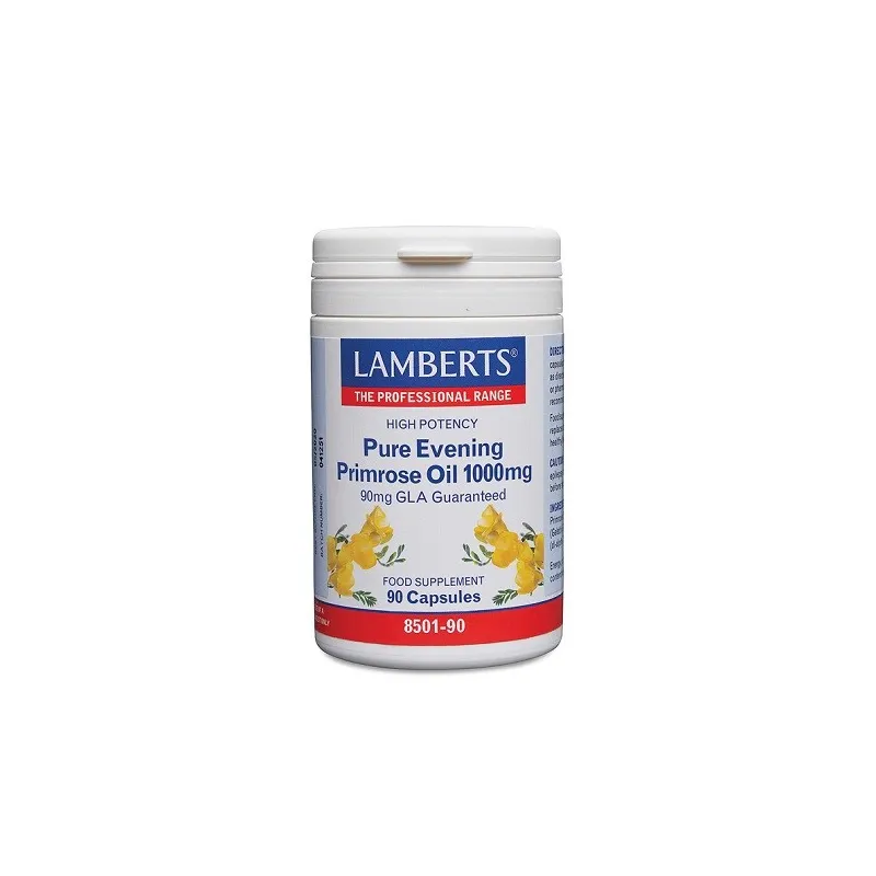 LAMBERTS aceite de prímula u onagra puro 1000 mg, 90 cápsulas