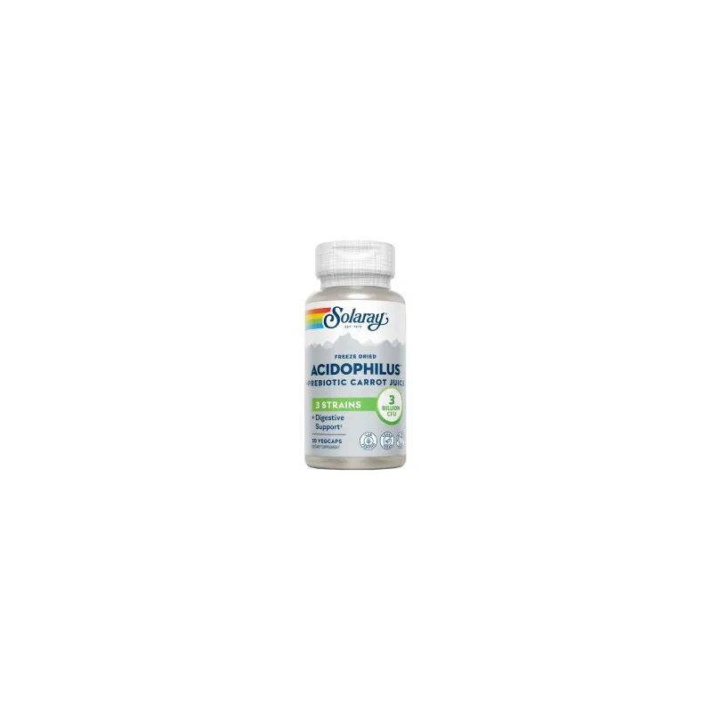 Solaray Acidophilus Plus, 30 cápsulas vegetales | Farmacia Barata