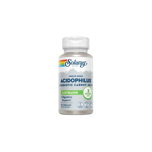 Solaray Acidophilus Plus, 30 cápsulas vegetales