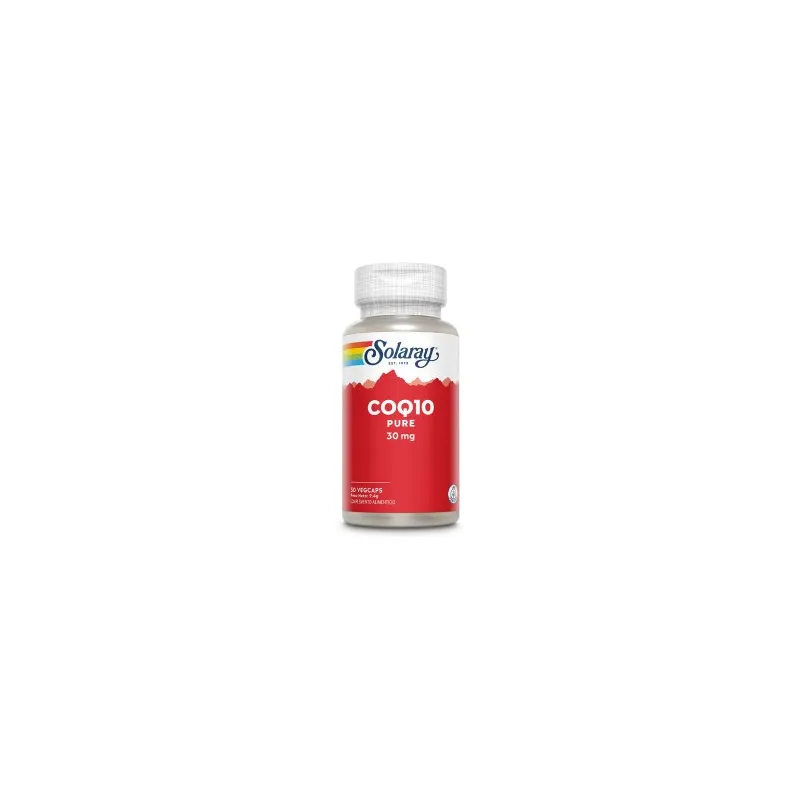 Solaray Pure CoQ10 30 mg, 30 cápsulas vegetales | Farmacia Barata