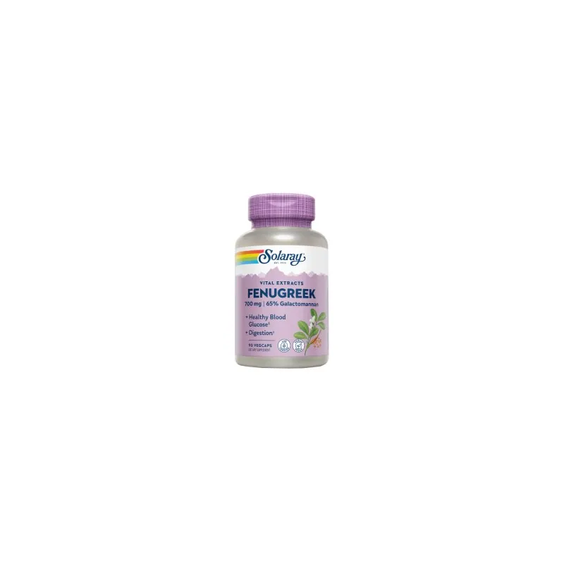 Solaray Fenugreek Fenogreco 700 mg 90 cápsulas | Farmacia Barata