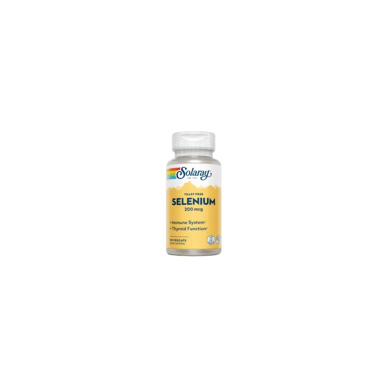 Solaray Selenio sin levaduras 200 mcg | Farmacia Barata
