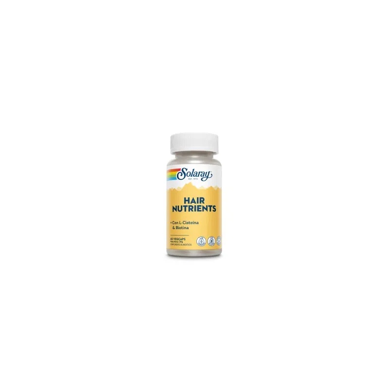 Solaray Hair Nutrients 60 cápsulas | Farmacia Barata