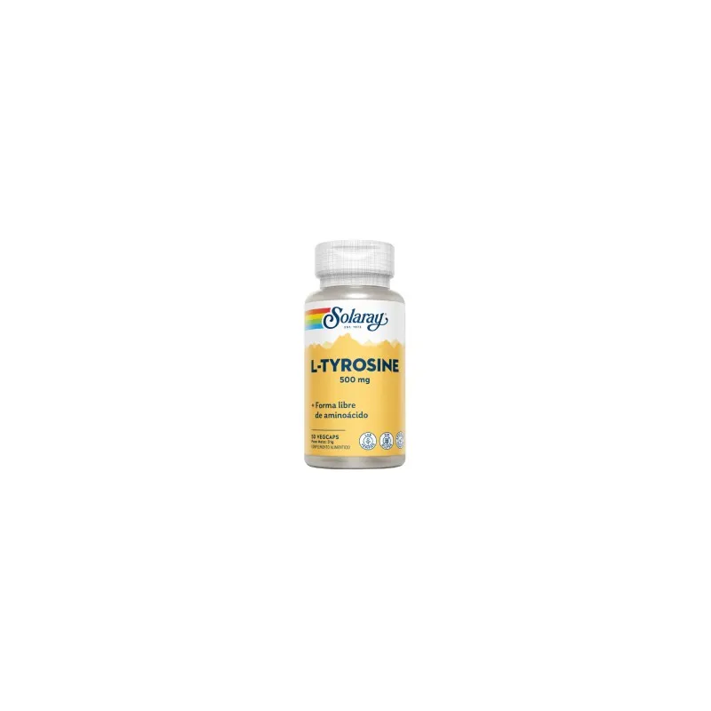 Solaray L-Tyrosina 500 mg | Farmacia Barata Solaray L-Tyrosina 500 mg | Farmacia Barata