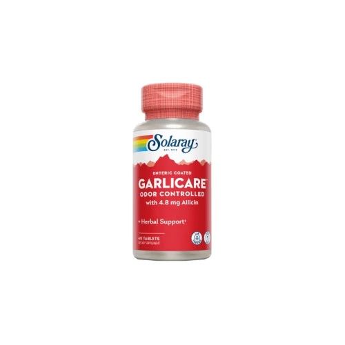 Solaray Garlicare 12.000 mcg/g, 60 comprimidos