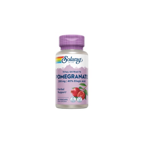 Solaray Pomegranate 200 mg, 60 cápsulas vegetales