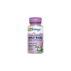 Solaray Holly Basil 900 mg , 60 cápsulas vegetales