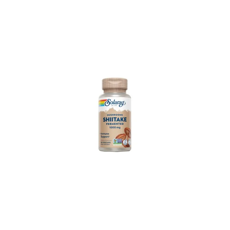 Solaray Shiitake 1.000 mg 60 cápsulas | Farmacia Barata